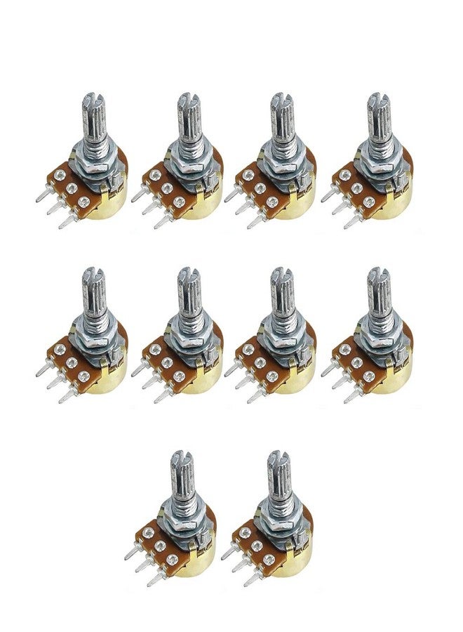 Comimark كوميمارك 10 قطع WH148 نوع B1K أوم مقياس جهد دوار خطي مدبب لوحة 3 دبابيس - Image 1