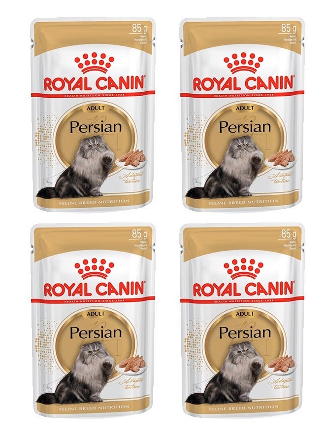 رويال كانين طعام رطب للقطط البالغة من رويال كانين فيلين بريد نيوتريشن، 85 جرام (4 عبوات) - Image 1