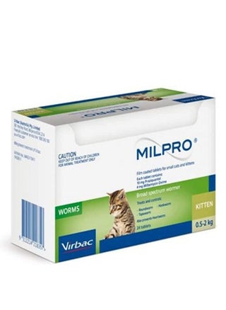 Virbac Milpro Wormer Tablet for Small Cats x 2 Tablet - pzsku/Z135ADBD14D07BF128806Z/45/_/1709304219/ddb68b29-434f-4be0-9385-125b2cb96272
