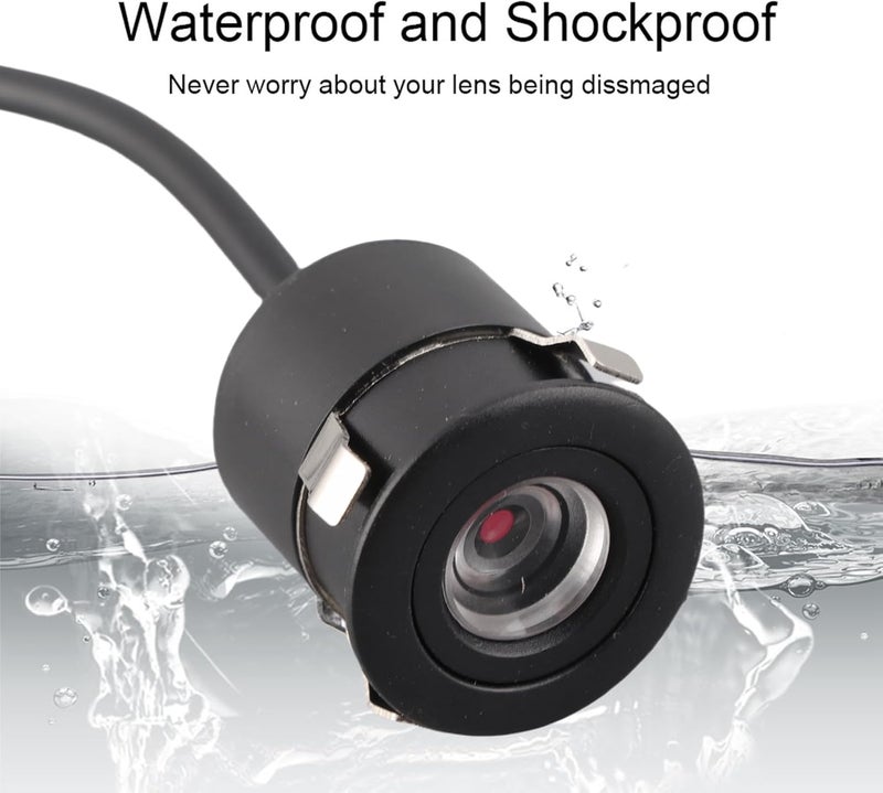 Gugxiom Mini CCTV Security Camera, 170° Wide Angle CCTV CCD Camera IR Night, IP68 Waterproof, Wired Surveillance Camera for Car - Image 4