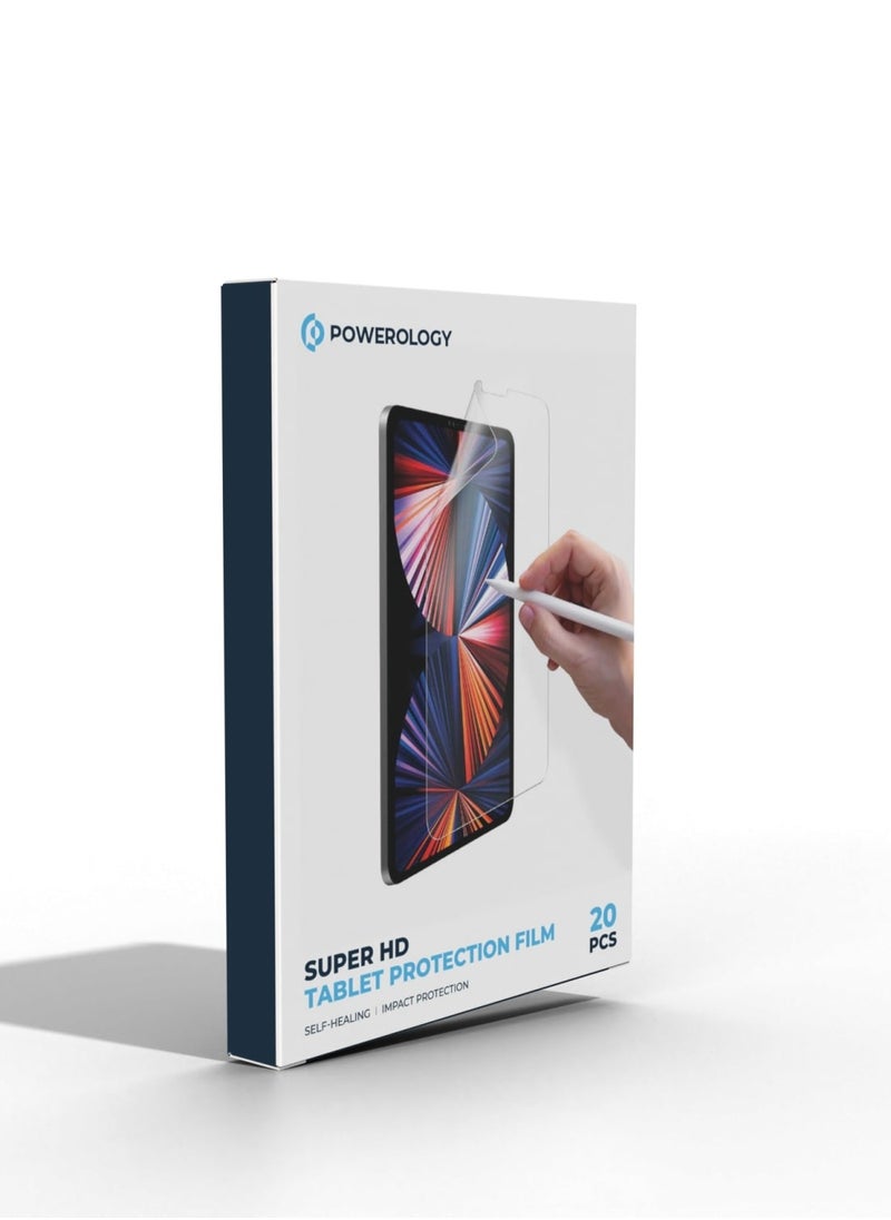 Powerology Film for Cutting Machine (20pc per pack) Super HD Tablet 22.5X32CM  - Clear 