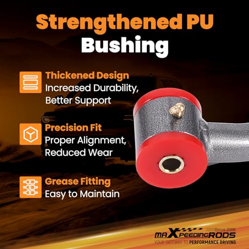 maXpeedingrods ذراع التحكم العلوي المرفوع 2-4 بوصة من maXpeedingrods لشيفروليه سيلفرادو / جي إم سي سييرا 2500HD / 3500HD 2011-2020 8 لوج 2WD 4WD - Image 3
