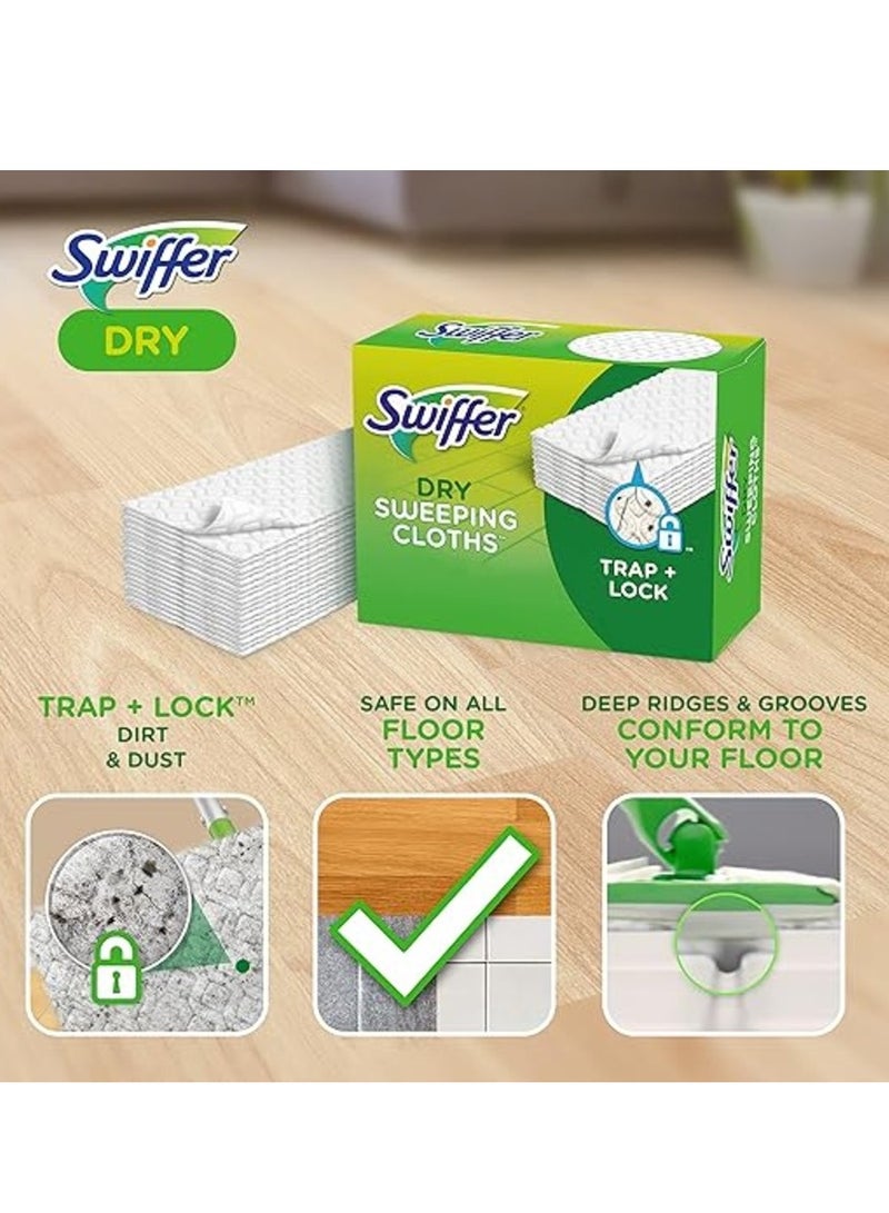 Swiffer Disposable Cloth Dry Sweeping Refills, 16 Count, White - Image 2