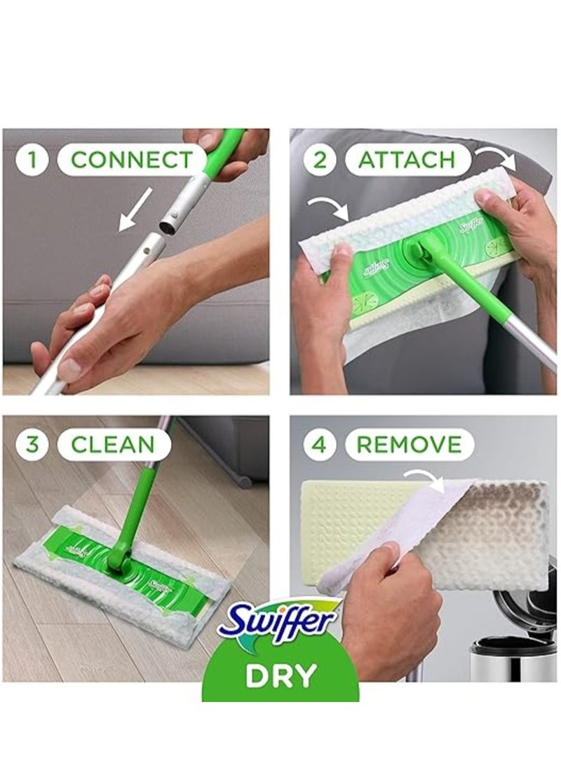 Swiffer Disposable Cloth Dry Sweeping Refills, 16 Count, White - Image 3