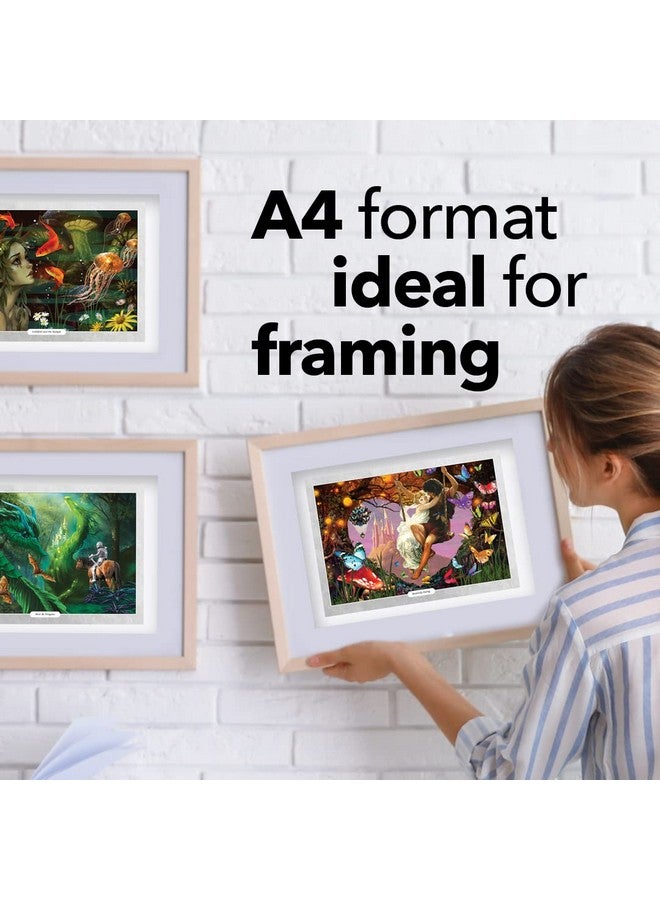 Castle Art Supplies Castle Arts Fantasy Coloring Book 36 Fantastic Dreamscapes Curated By In House Artists To Relax You With Color Reference Guide No Show Thru Artist Grade Paper Frameable Landscape A4 Size - Image 5