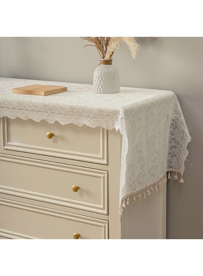 Vintage Lace Table Runner Multiple Sizes Dustproof Decor Table Scarf for TV Stand Coffee Table Home Decor - Image 1