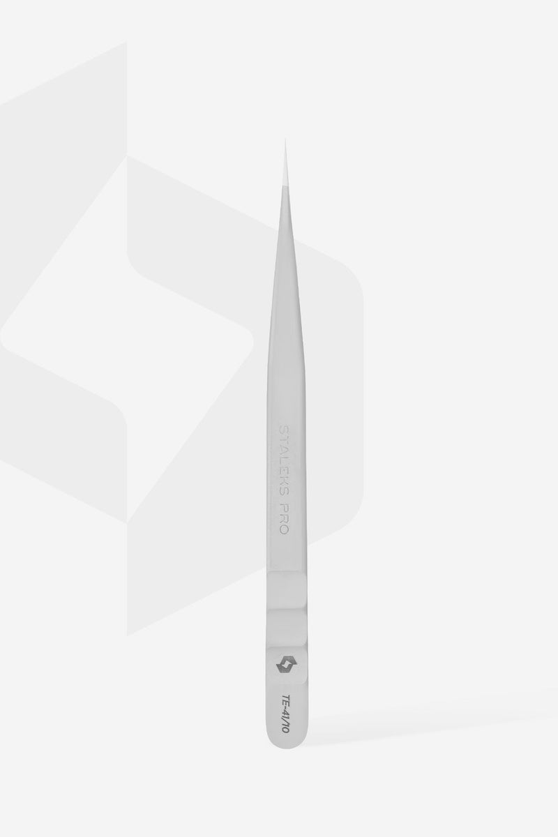 Staleks Professional Eyelash Application Tweezer - 10mm Type 41 - Image 3