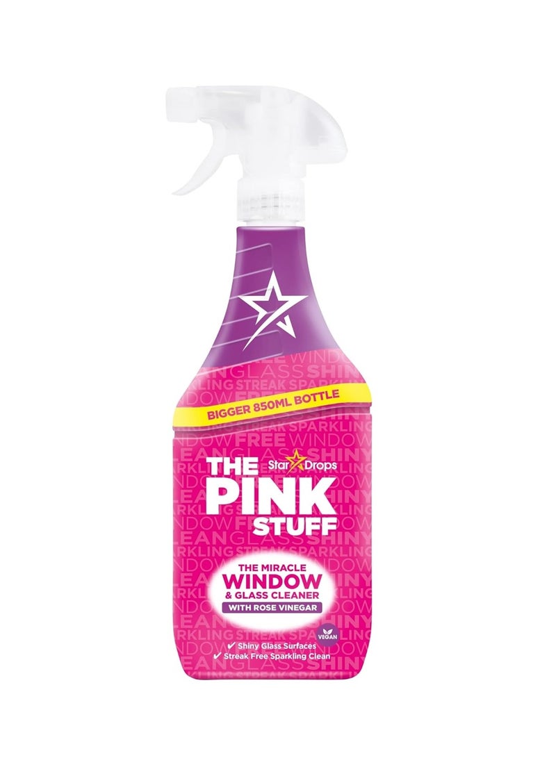 Stardrops Pink Stuff Window & Glass Cleaner with Rose Vinegar 750ml