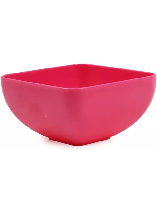 Ucsan Plastik Square Storage Bowl, Pink- 2.5Ltr - Image 2