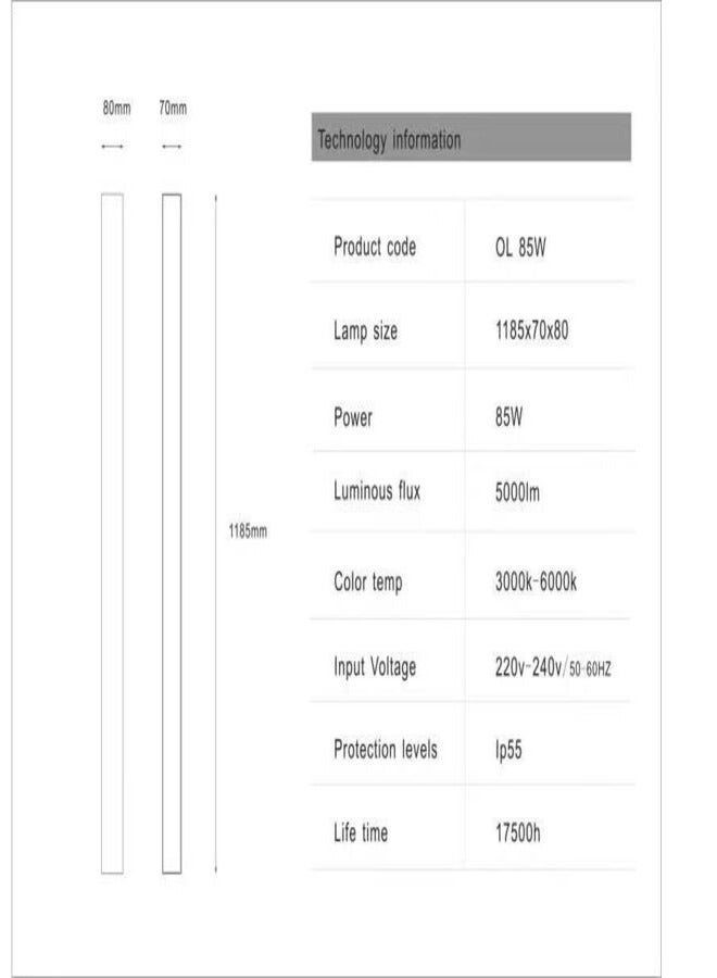 Adnext Linear Light 72 Watts 4000K - Image 2