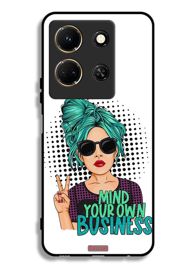 Tolwak Infinix Note 30 Protective Case Cover Mind Your Own Business - Image 1