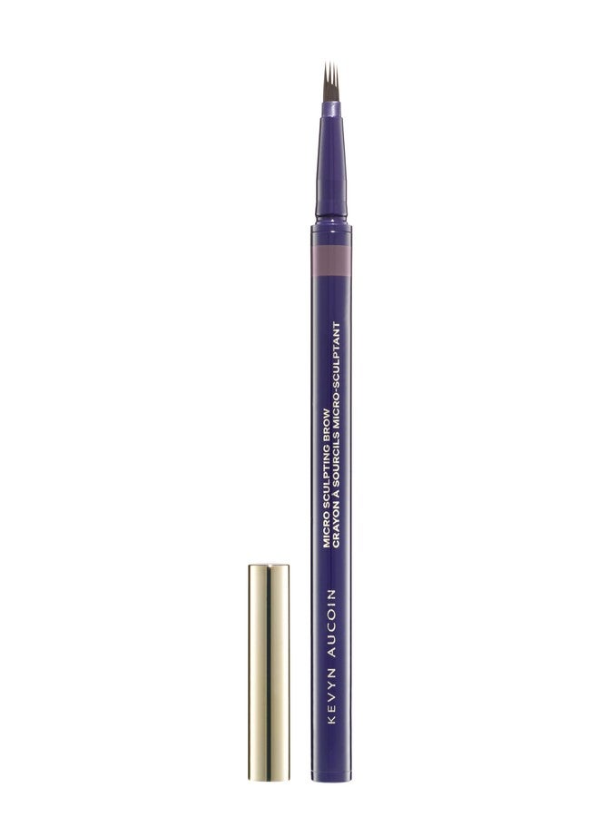 Kevyn Aucoin Micro-Sculpting Brow, Blonde color: A waterproof, superfine multi-tipped pen ideal for creating realistic brow hair strokes. Long wear, precise application, easy use. Make-up artist go to - Image 1