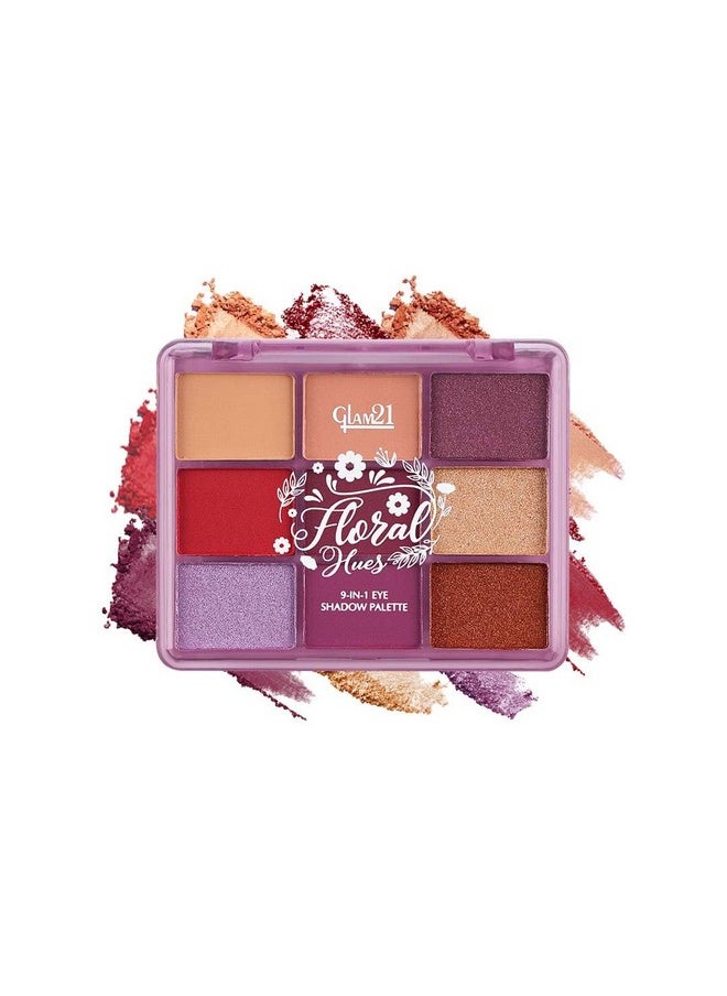 Glam21 Floral Hues 9 In 1 Eyeshadow Palette | Highly Pigmented | Easy To Carry | Super-Blendable | Mix Of Matte And Shimmers Smudge-Proof (7.2 Gm) | 03- Tulip - pzsku/Z135B571A9129B54FE408Z/45/_/1735566763/87477c50-f415-4eda-b404-b0c08aeaa880