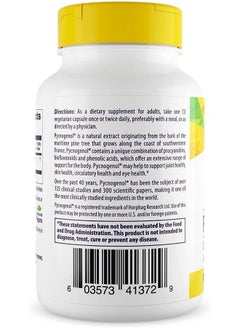 Healthy Origins Pycnogenol 100 Mg (Nature'S Super Antioxidant Nongmo Gluten Free Cardiovascular Support) 60 Veggie Caps  - Image 4