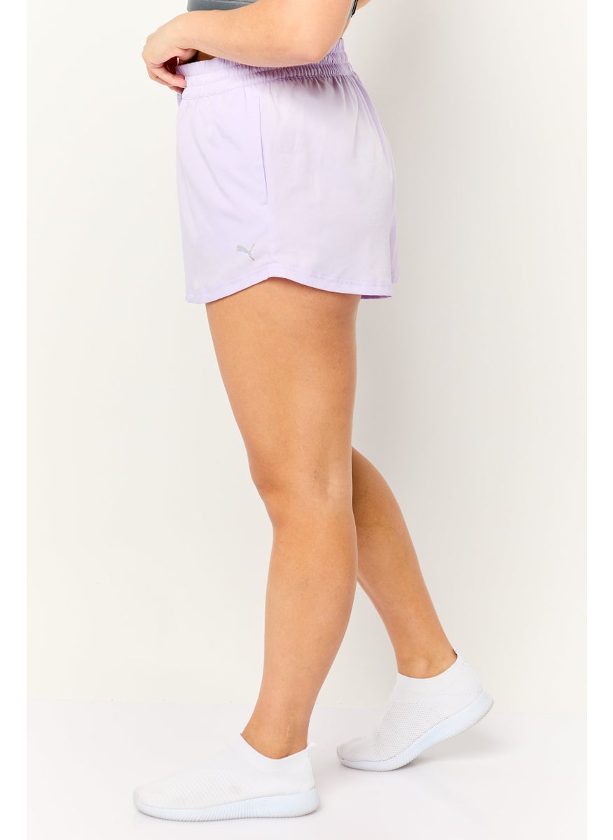 PUMA Women Sportswear Fit Brand Logo Outdoor Short, Light Lavender  - Image 3
