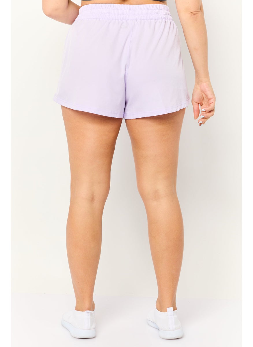 PUMA Women Sportswear Fit Brand Logo Outdoor Short, Light Lavender  - Image 4