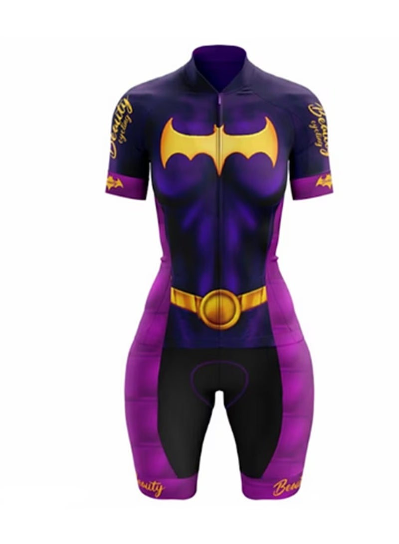 KUYING GR New Summer Outdoor Sunscreen Moisture Absorption Quick Drying Bicycle Women's Cycling Clothing Set  - Image 1
