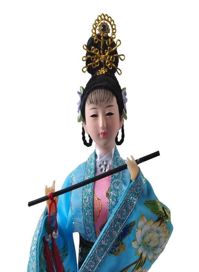 NW 12 Inch Chinese Traditional Handicraft Silk Figurine Collectible Chinese Ancient Character Ornaments for Home Decoration(1805-B) - Image 4
