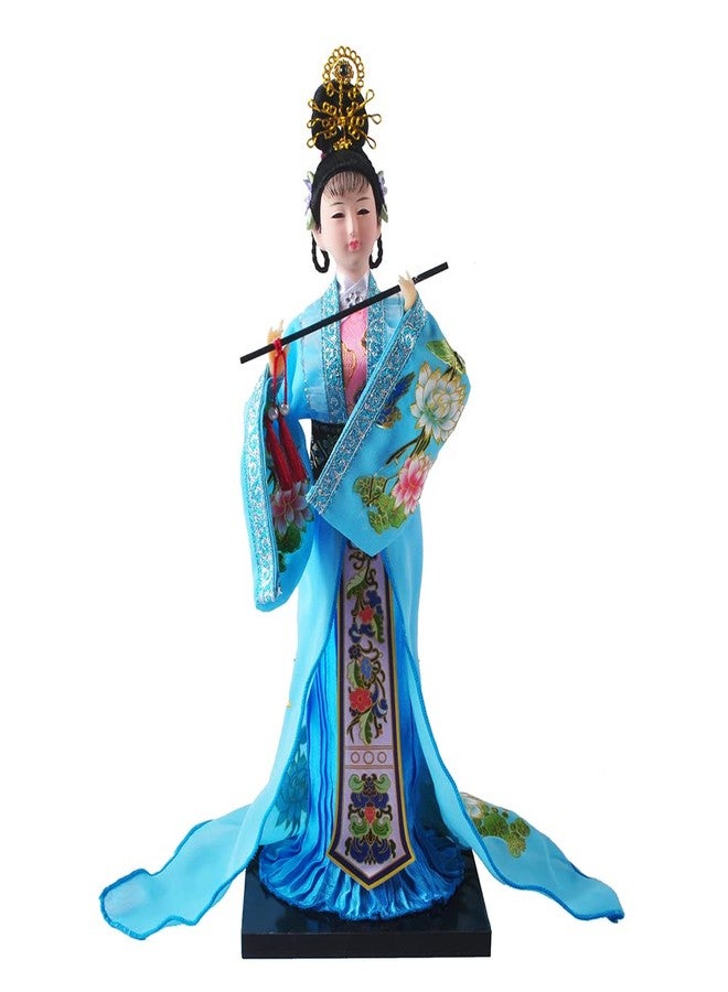 NW 12 Inch Chinese Traditional Handicraft Silk Figurine Collectible Chinese Ancient Character Ornaments for Home Decoration(1805-B) - Image 1