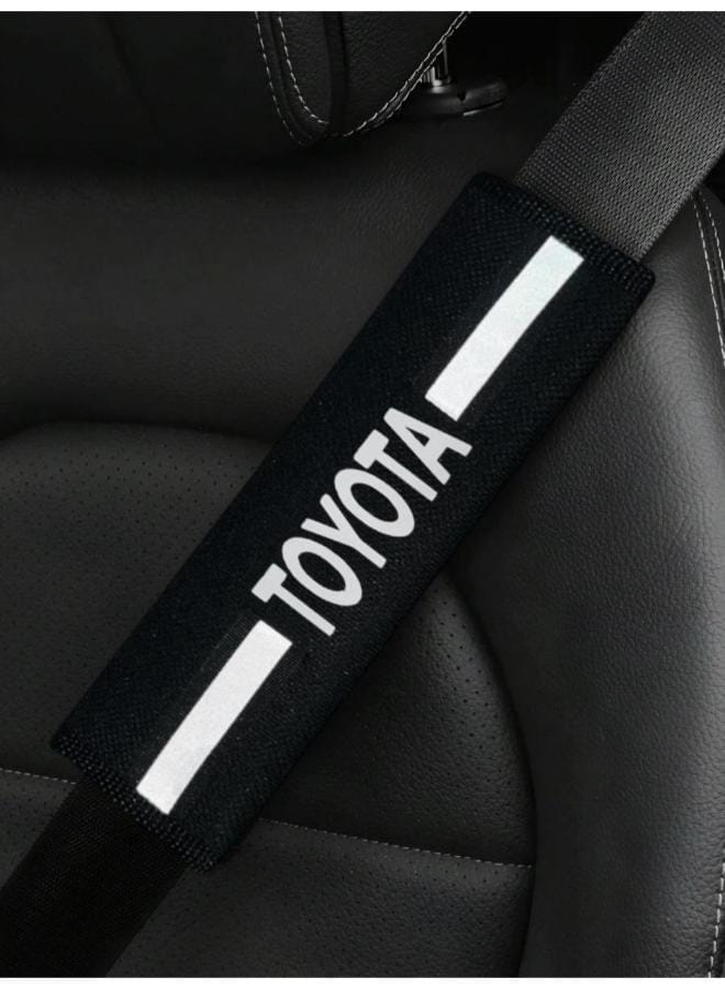 عاكس رادار من قطعتين، حماية حزام الأمان، يمنح الراحة أثناء القيادة، مناسب لسيارات  تويوتا - Image 2