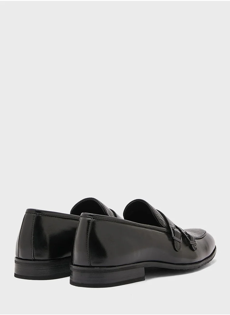 Robert Wood Monk Strap Formal Slip Ons