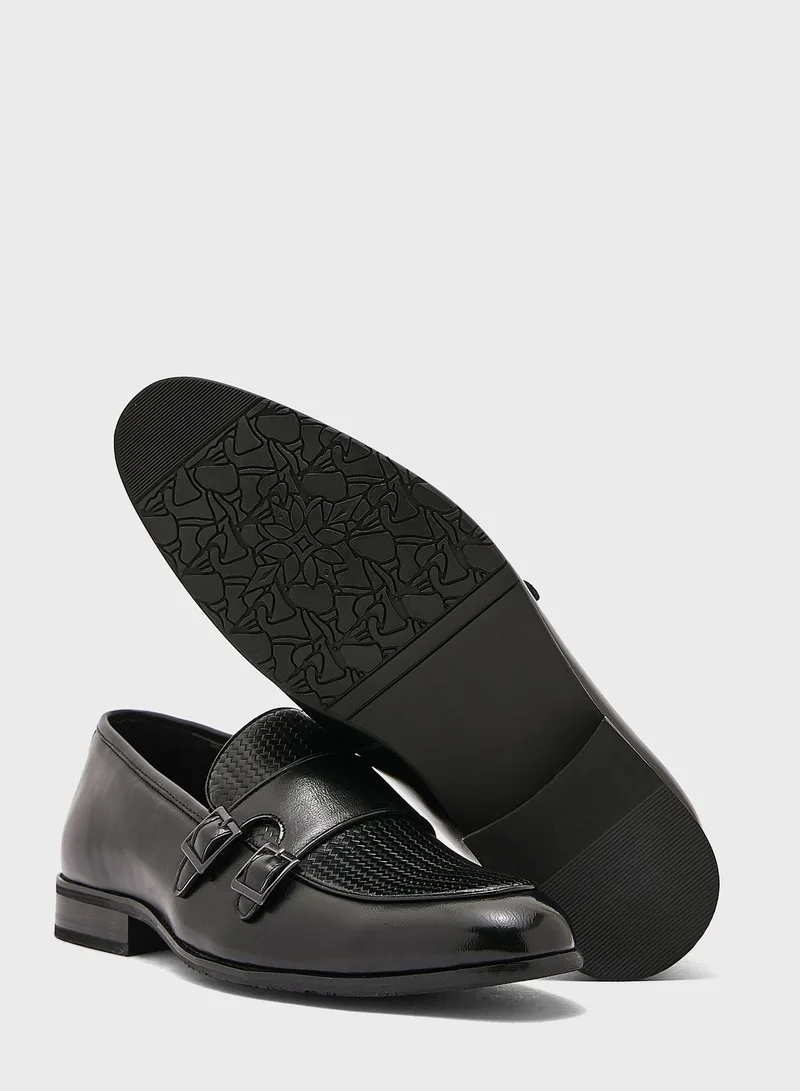 Robert Wood Monk Strap Formal Slip Ons