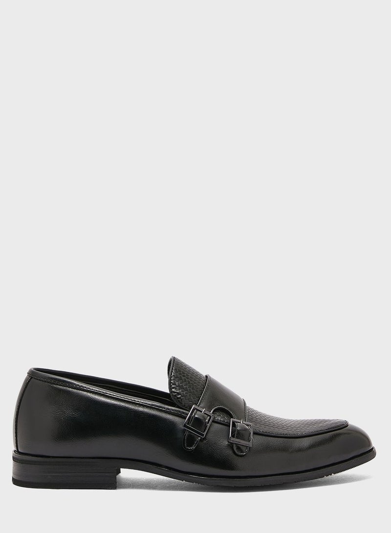 Robert Wood Monk Strap Formal Slip Ons  - Image 1