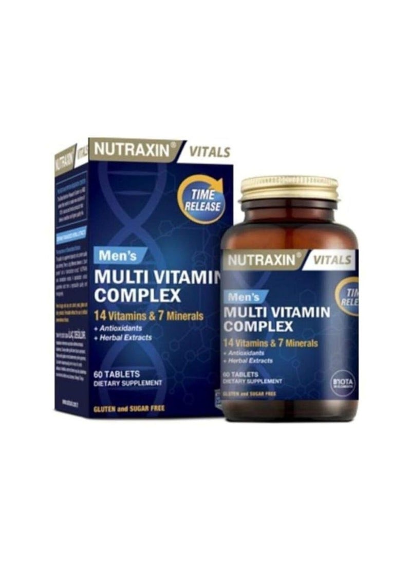 نوتركسين نيوتراكسين فيتالز - مجمع الفيتامينات المتعددة للرجال - 60 قرصًا