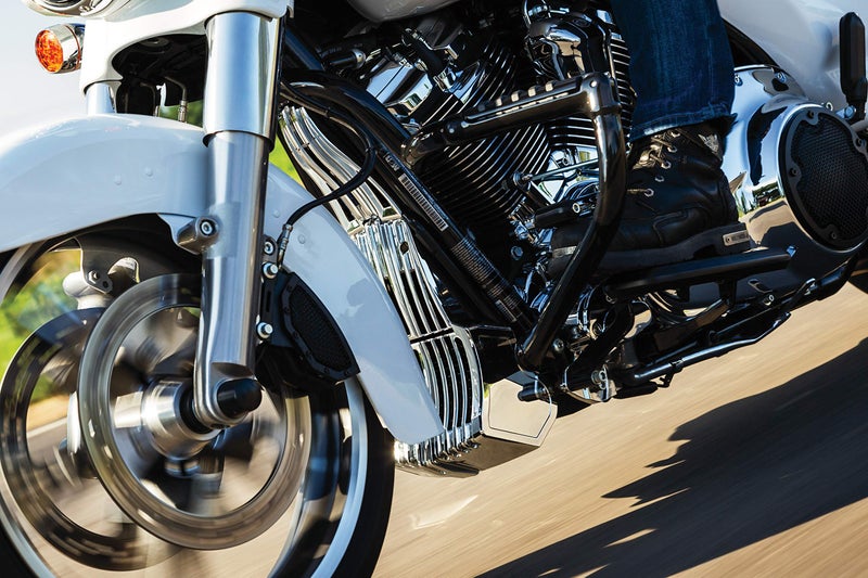 Kuryakyn 6417 Motorcycle Accent Accessory: Precision Oil Cooler Cover for 2017-19 Harley-Davidson Motorcycles, Chrome - Image 2
