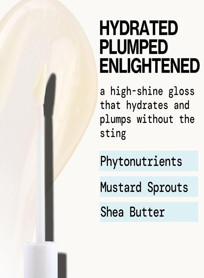 Pacifica Plumping Lip Gloss - Sugar Cake Flavored Shimmering Gold Hydrating Lip Oil Balm, No Tingle Lip Plumper with Shea Butter, Non-Sticky High Shine Sweet Finish, Vegan & Cruelty-Free 0.14oz - Image 4