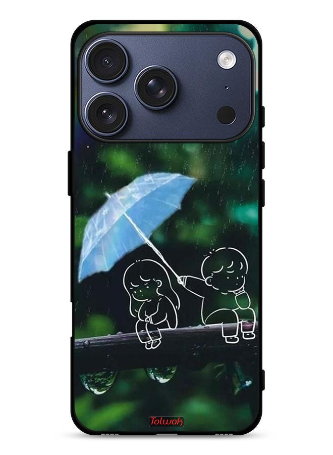 Tolwak Apple iPhone 17 Pro Protective Case Cover Couple Abstract Art - Image 1