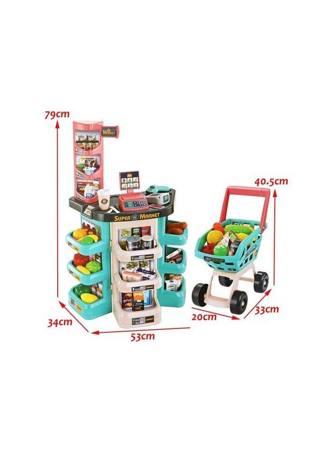 Supermarket With Trolley 47pcs - Image 2