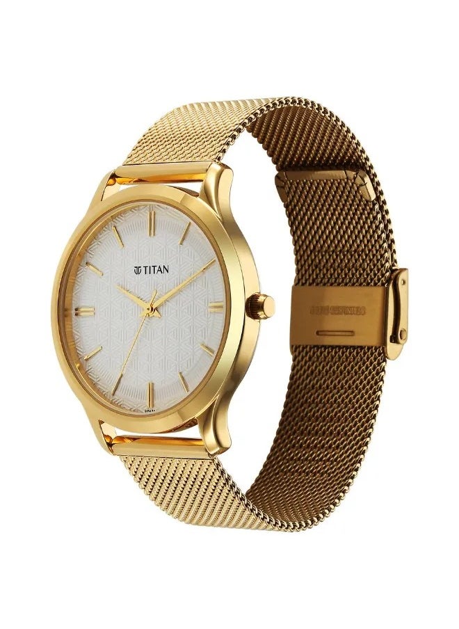 TITAN Men's Analog Round Shape Stainless Steel Wrist Watch - 1825YM11 - 47.3 Mm  - Image 3