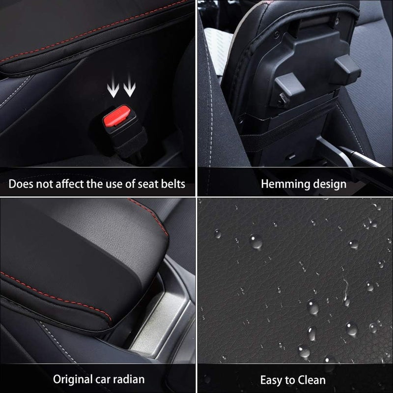 Autorder Center Console Cover for Mazda CX30 CX-30 2020 2021 2022 2023 2024 Accessories Armrest Cover Anti-Scratch Middle Console Pad Leather Armrest Protector - Image 5