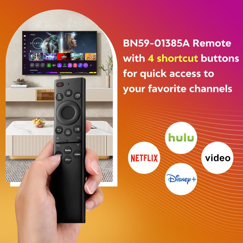 OMAIC Replacement-for-Samsung-Smart-TV Remote-Control-Universal Compatible with Samsung Frame Curved QLED Crystal UHD TVs - Image 5