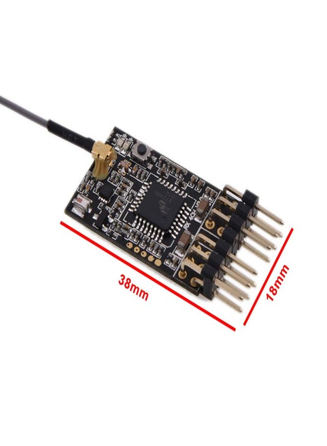 AGFRC 2.4Ghz 4CH RC Receiver Compatible with Futaba FASST for Fixed Wing Aircraft RC Car Remote Receiver (RFSS04F) - Image 1