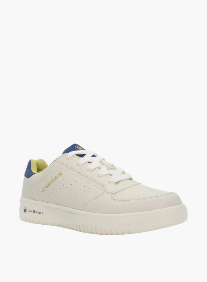LUMBERJACK Men's Panelled Lace-Up Sneakers