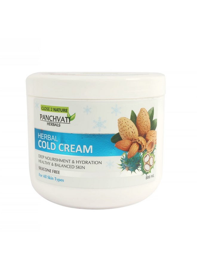 Panchvati Herbals Cold Cream Deep Nourishment Healthy & Balanced Skin Winter Cream For Moisturing Cold Cream 800 Ml  - Image 2