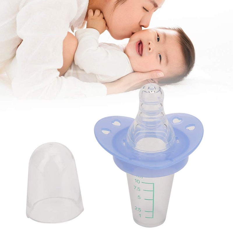 Estink Infant Pacifier Feeder 10ml Silicone Removable Baby Liquid Dispenser Nipple Type Baby Feeder with Capacity Scale for Home Travel 33 x 24inch - Image 3