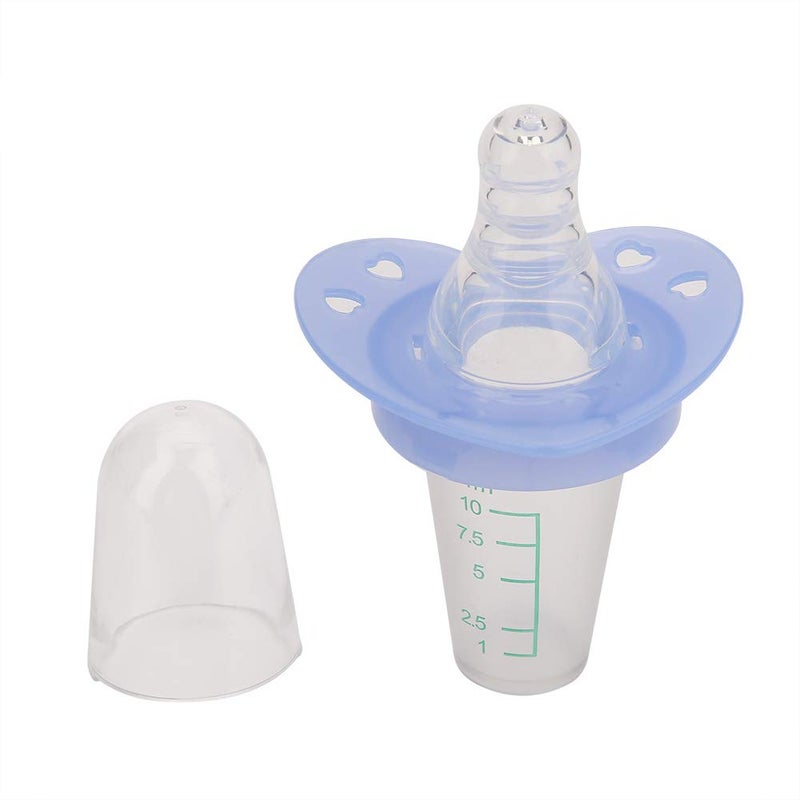 Estink Infant Pacifier Feeder 10ml Silicone Removable Baby Liquid Dispenser Nipple Type Baby Feeder with Capacity Scale for Home Travel 33 x 24inch - Image 1