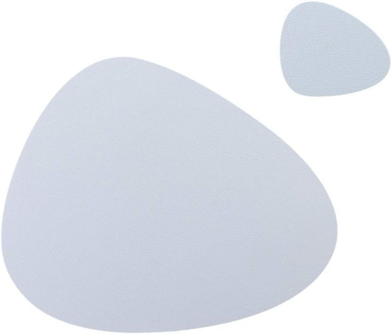 Miracle Miracle Silicone Table Placemats Coasters Heat Resistant NonSlip Dinner Round Placemat Grey - Image 1