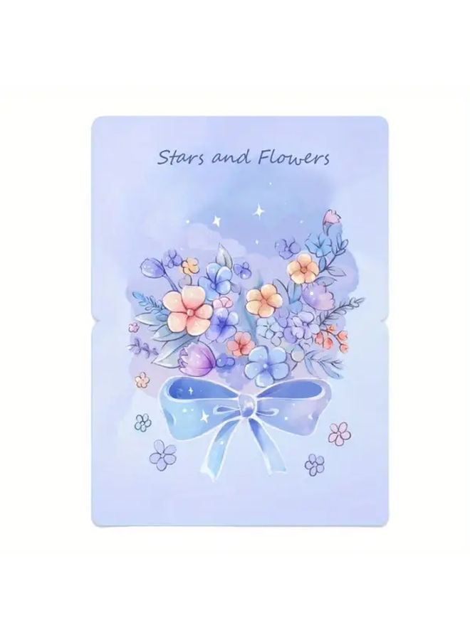 Romantic Floral Series 60pcs 3D Greeting Cards For Wedding Birthday Party Decor - Image 2