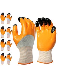 SR TRENDS SR Traders Heavy Duty Reusable Hand Gloves for Garden Agriculture Industrial Farming work Men Women Pack of 5 Pairs 