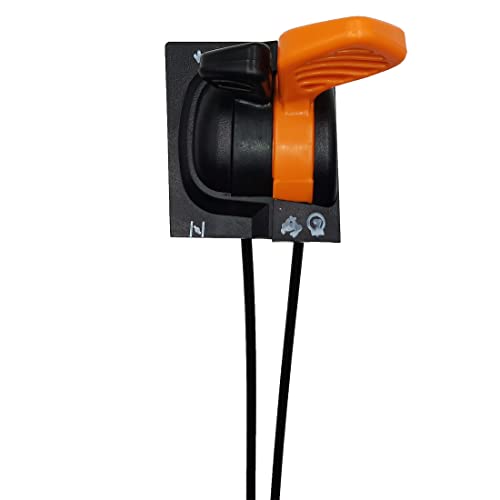 Rebuiman AM140333 Throttle Choke Lever Cable Replacement for John Deere X300 X304 X305R X310 X320 X324 X340 X360 X500 X530 X534 - Image 4