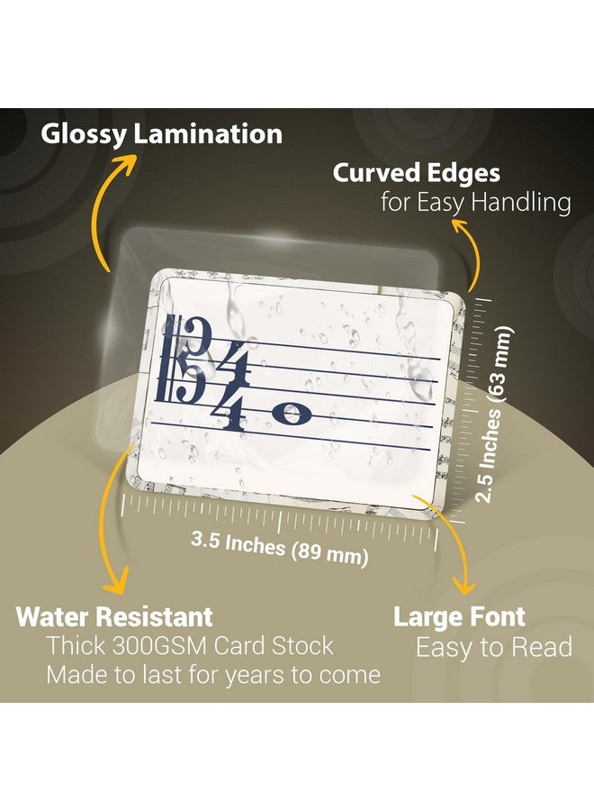 Briston Briston Intermediate Musicians 70 Flashcards - On a Different Note, Alto & Tenor Clefs, Dynamic Symbols, Tempo & Time - Teacher or Home Music Study Art Students Learning Band Flash Cards  - Image 3