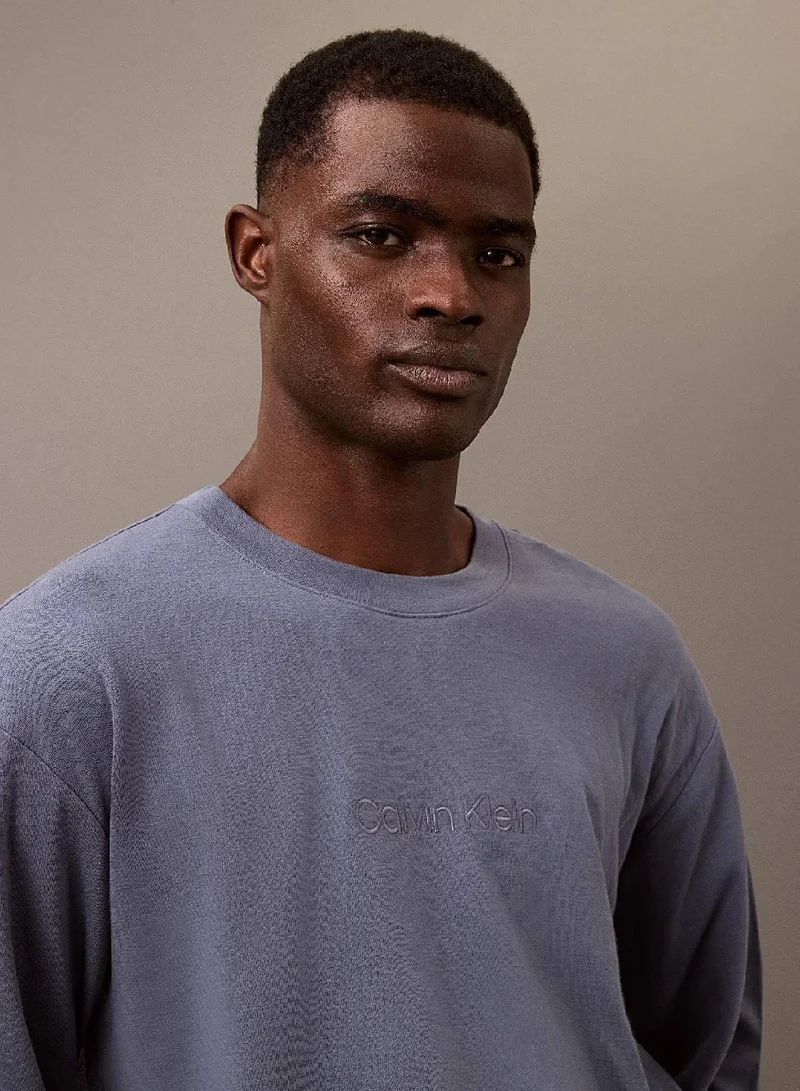 CALVIN KLEIN Lounge Sweatshirt - Icon Cotton Terry