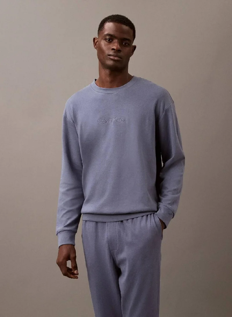 CALVIN KLEIN Lounge Sweatshirt - Icon Cotton Terry