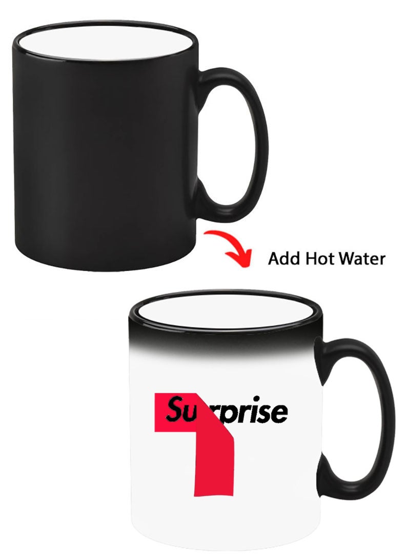 Theodor Color Changing Heat Sensitive Ceramic Mug, Image Revealed When HOT Liquid is Added! Surprise - Image 1