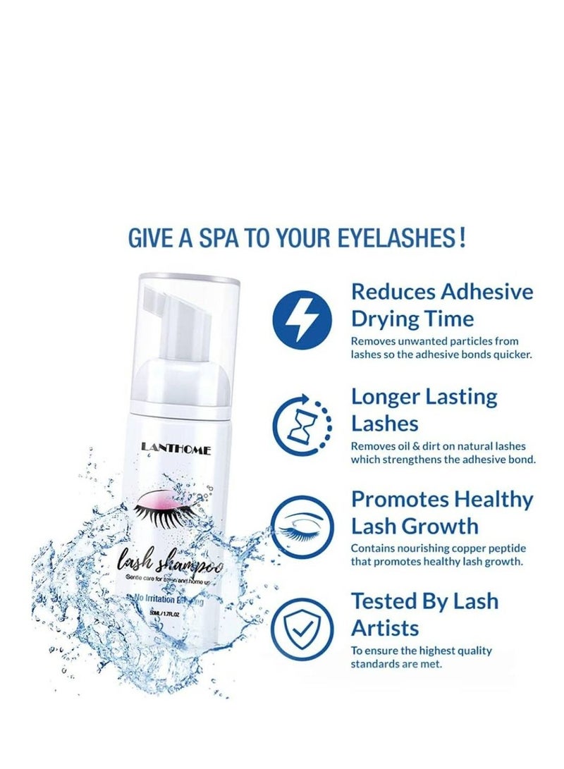 Lanthome شامبو الرموش اللطيف على العيون لجعلها لامعة ولامعة للنساء 50 مل - Image 3