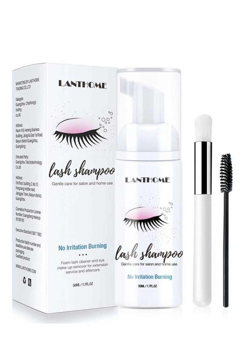 Lanthome شامبو الرموش اللطيف على العيون لجعلها لامعة ولامعة للنساء 50 مل - Image 1